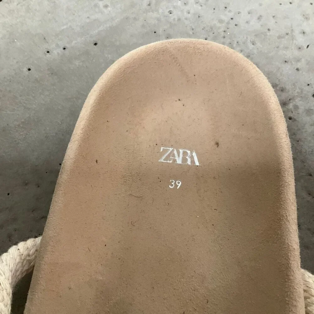 Zara Low Knotted Sandals - Picture 4 of 7